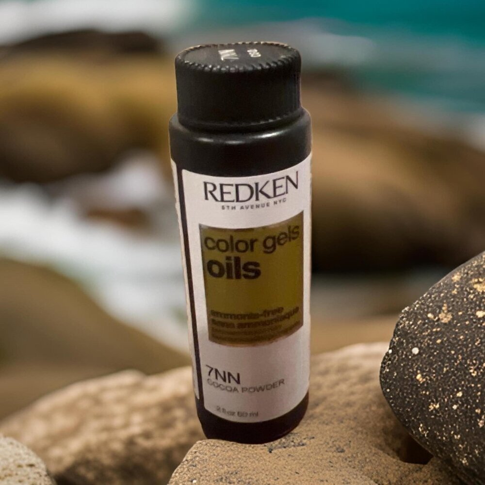 Redken Color Gels Oils Permanent Liquid Hair Color 2 oz _Cocoa Powder 7NN